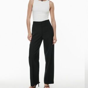 Aritzia Wilfred black Leather pant